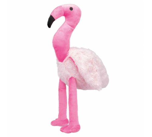 Trixie Hundespielzeug Flamingo aus Plüsch - 35 cm