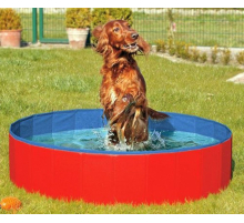 Karlie DOGGY POOL der Swimmingpool für Hunde - Rot-Blau - 160 cm