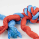 Duvoplus Rubrop Zerrseil mit Hantel - rot
