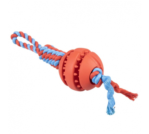 Duvoplus Rubrop Zerrseil mit Ball - rot