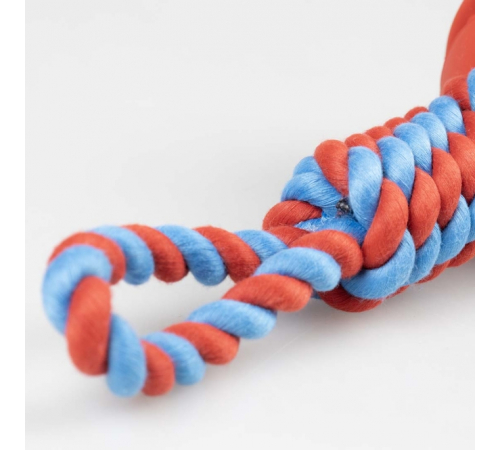 Duvoplus Rubrop Zerrseil mit Ball - rot