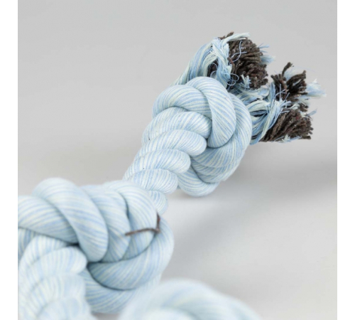 Duvoplus Flossy Seil mit 3 Knoten - blau