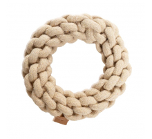 D&D Baumwollring Ben - sand - 13 x 13 x 4,5cm