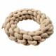 D&D Baumwollring Ben - sand - 13 x 13 x 4,5cm
