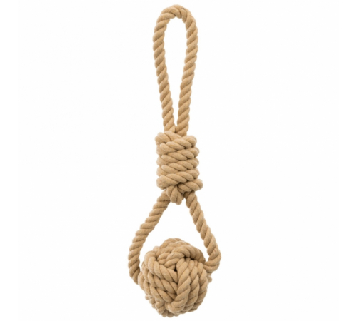Trixie BE NORDIC Spieltau mit eingeflochtenem Ball - ø 7/20 cm