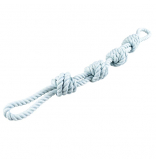 Duvoplus Flossy Doppelseil 4 Knoten - blau