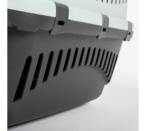 Duvoplus Transportbox Gipsy ECO - grau - 46x31x32cm - max. 5kg