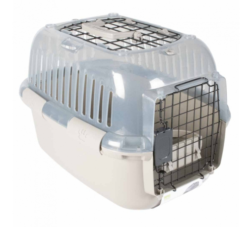 EBI Transportbox Adventurer - Transparent/Grau - 57 x 38 x 38cm - max. 12kg