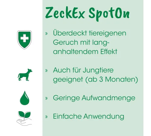 Средство по уходу - cdVet ZeckEx SpotOn 50 ml