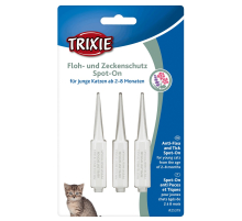 Trixie Floh- und Zeckenschutz Spot-On, Katze - Katze 2-8 Mon.