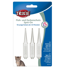 Trixie Floh- und Zeckenschutz Spot-On, Katze - Katze 2-8 Mon.