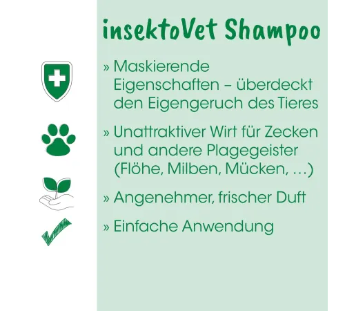 Средство по уходу за животными - cdVet insektoVet Shampoo 200 ml