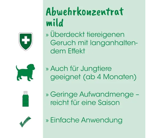 Мягкий защитный концентрат insektoVet Abwehrkonzentrat mild 10 мл