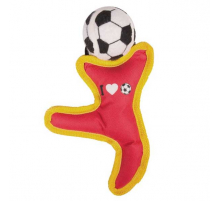 Karlie Flamingo Fußballfigur aus Nylon - Rot