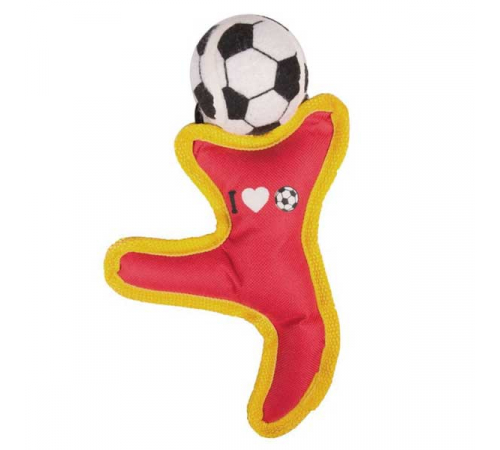 Karlie Flamingo Fußballfigur aus Nylon - Rot