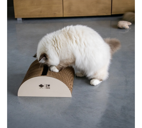 D&D Kratzplayground Faye dreiteilig - braun/beige