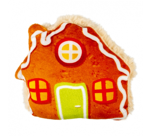Duvoplus Xmas Fluffy Lebkuchenhaus mit Catnip