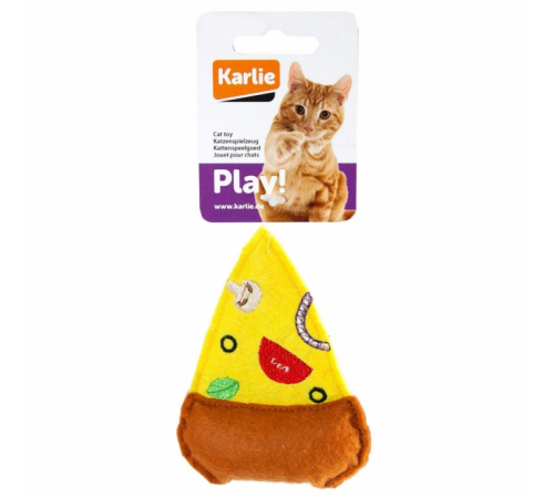 Karlie Flamingo Katzenspielzeug Food Textil - Pizza