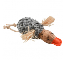 Duvoplus Cat Toy Kork Knister-Ente - grau