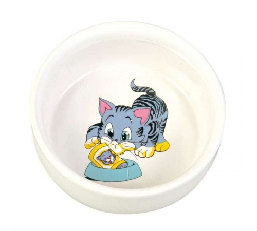 Trixie Keramiknapf Katzenmotiv - 0,3 l