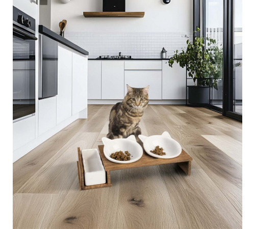 Duvoplus Dinner Set Stone UP Kitty Face