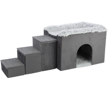 Trixie Höhle Harvey mit Treppe - 135 x 47 x 50 cm