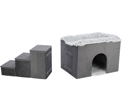 Trixie Höhle Harvey mit Treppe - 135 x 47 x 50 cm