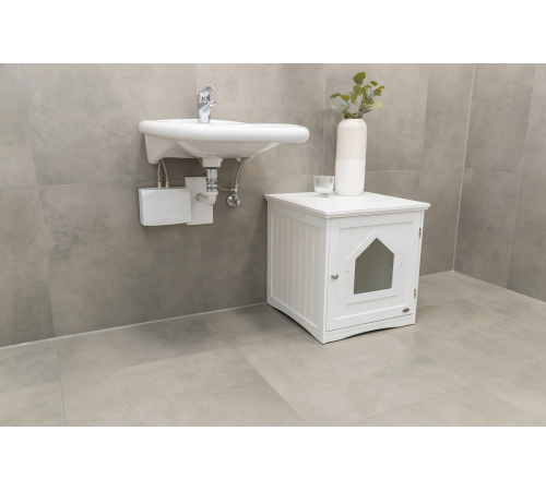 Trixie Toilettenhaus - Weiß