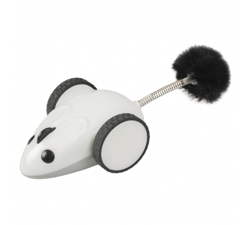 Duvoplus Cat Toy Race 'n chase Maus - weiß