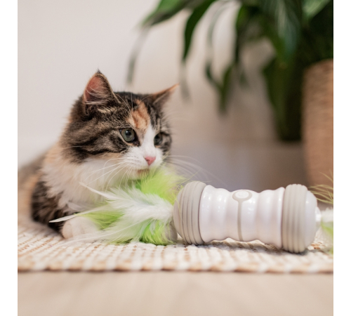 EBI Cat Toy Double Spinner - weiß/grün