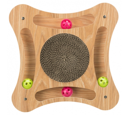 Trixie Kratzpappe mit Holzrahmen - 35 x 4 x 35 cm