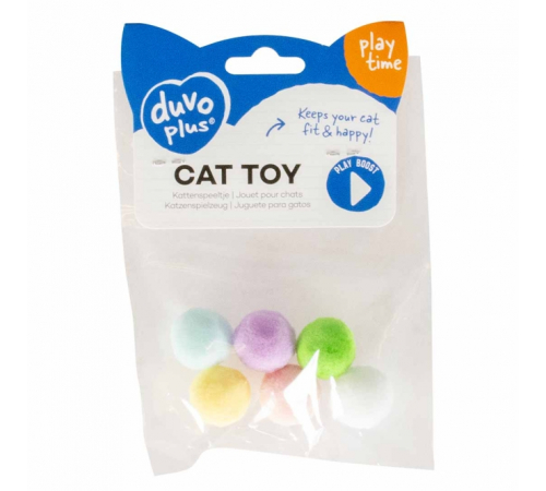 Duvoplus Cat Toy Polyball - 6 Stück