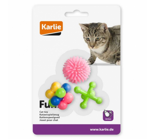 Karlie Gummi-Katzenspielzeug 3 Stück