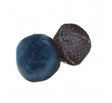 Duvoplus Cat Toy Retro Bälle Punkte - blau