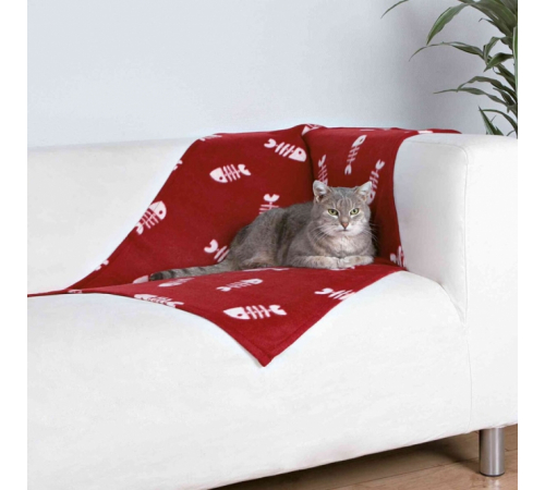 Trixie Fleecedecke Beany - 100 x 70 cm - bordeaux