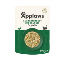 Applaws Katzen Hühnchen mit Spargel in Brühe 70 g