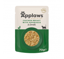 Applaws Katzen Hühnchen mit Spargel in Brühe 70 g