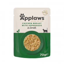 Applaws Katzen Hühnchen mit Spargel in Brühe 70 g
