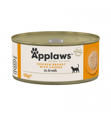 Applaws Katzen Hühnchenbrust mit Käse in Brühe 156 g