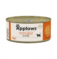 Applaws Katzen Hühnchenbrust mit Kürbis in Brühe 156 g