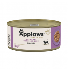 Applaws Katzen Makrele mit Sardine in Brühe 156 g