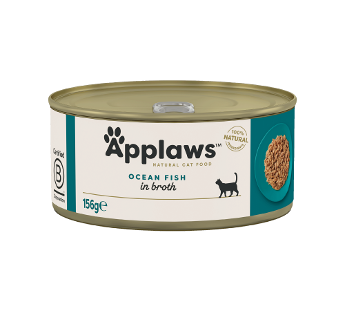 Applaws Katzenfutter Meeresfisch in Brühe 156 g