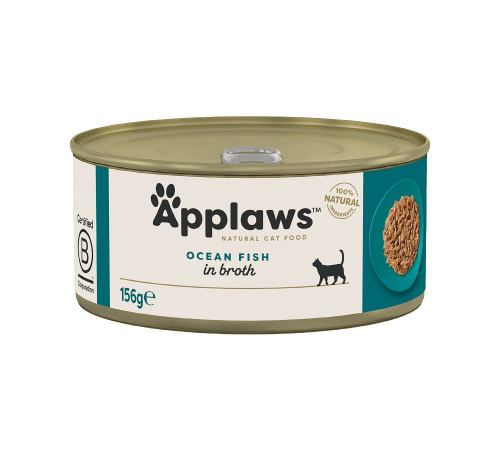 Влажный корм для кошек – Applaws Meeresfisch in Brühe 156 g