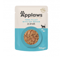 Applaws Katzen Thunfisch mit Brachse in Brühe 70 g