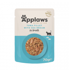 Applaws Katzen Thunfisch mit Brachse in Brühe 70 g
