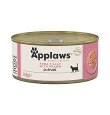 Applaws Katzen Thunfischfilet mit Garnelen in Brühe 156 g