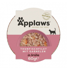 Applaws Katzen Thunfischfilet mit Garnelen in Brühe 60 g