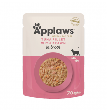 Applaws Katzen Thunfischfilet mit Garnelen in Brühe 70 g