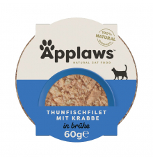 Applaws Katzen Thunfischfilet mit Krabben in Brühe 60 g