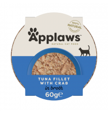 Applaws Katzen Thunfischfilet mit Krabben in Brühe 60 g